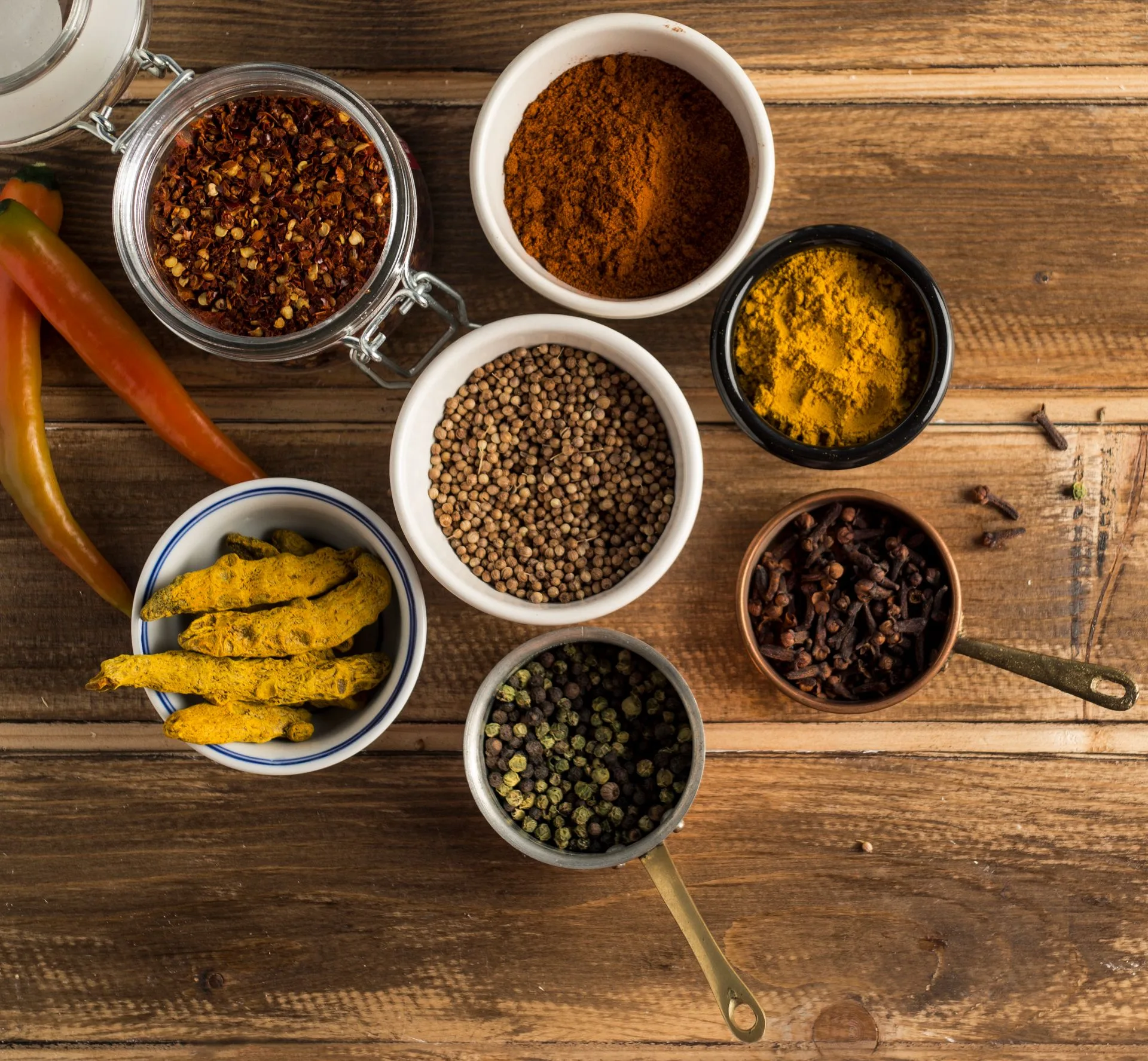 Kerala spices assortment